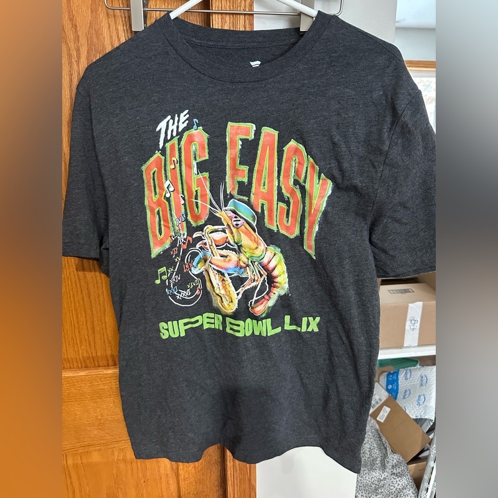 Fanatics Gray Super Bowl LIX T-Shirt